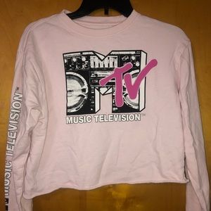 MTV Cropped Graphic sweater ✨